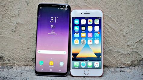 Samsung Galaxy S8 vs iPhone 7 